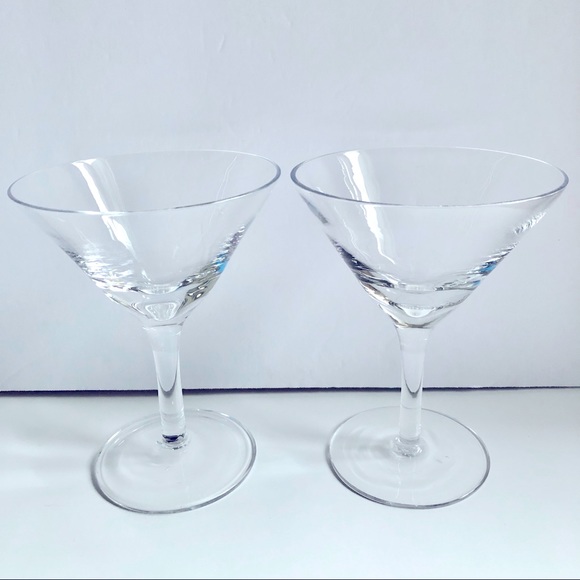Other - Vintage Martini Glasses Liquor Cocktail 5 1/4” Tall Set of 2